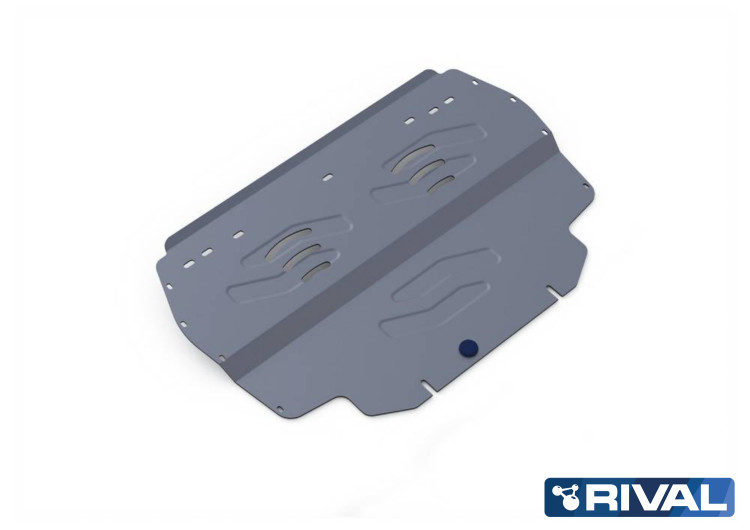Защита картера и КПП Rival для Audi A3 8P (V - все) 2003-2012, алюминий 4 мм, с крепежом, 333.0315.1