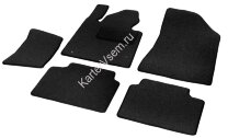 Коврики текстильные в салон автомобиля AutoFlex Business для Kia K5 седан 2020-н.в., графит, 5 частей, 5280501