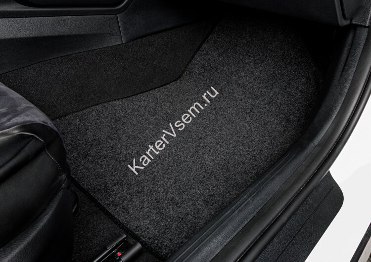 Коврики текстильные в салон автомобиля AutoFlex Business для Kia K5 седан 2020-н.в., графит, 5 частей, 5280501