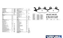 Тормозные колодки YAMAHA Raptor 700 (2013-2013) арт. OS135