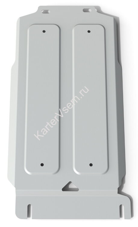 Защита КПП Rival для Infiniti QX56 II 2010-2013 (устанавл-ся совместно с 333.4122.1), штампованная, алюминий 4 мм, с крепежом, 333.4123.1