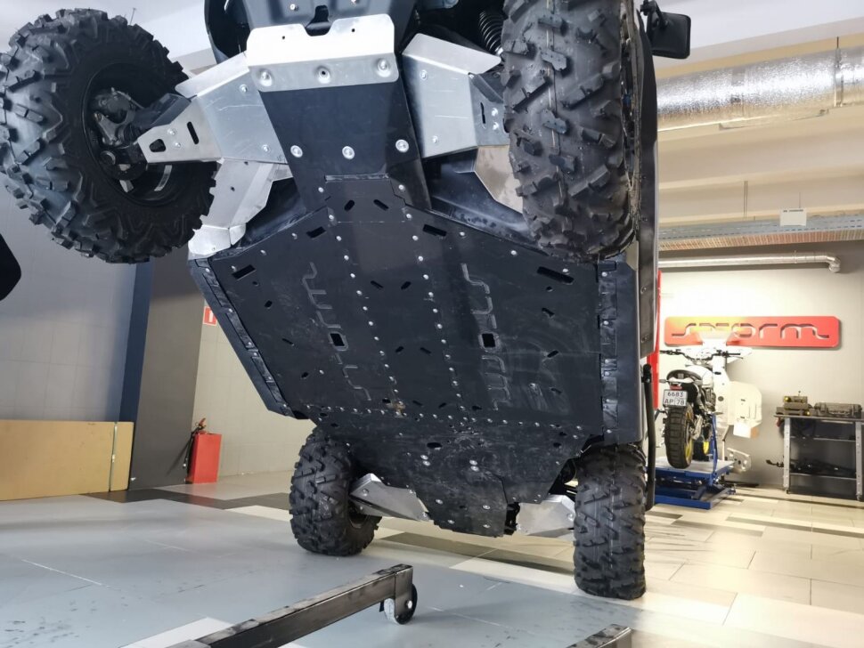 Защита днища HDPE для Can-Am (BRP) Квадроциклов Traxter / Defender