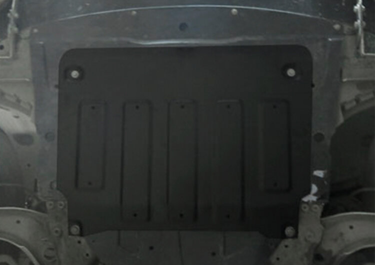Защита картера и КПП АвтоБроня для Nissan Qashqai II Европа 2014-2015, штампованная, сталь 1.8 мм, с крепежом, 111.04153.1
