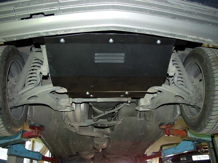 Защита картера Mercedes Benz C-Klasse двигатель 1,8; 2,0; 2,3; 2,5; 2,6  (1982-1993)  арт: 13.0008