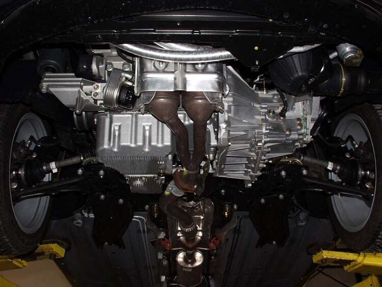 Защита картера и КПП Alfa Romeo GTV двигатель 2,0; 2,5; 3,0; 3,2; 2,4JTD  (1995-2006)  арт: 01.0685