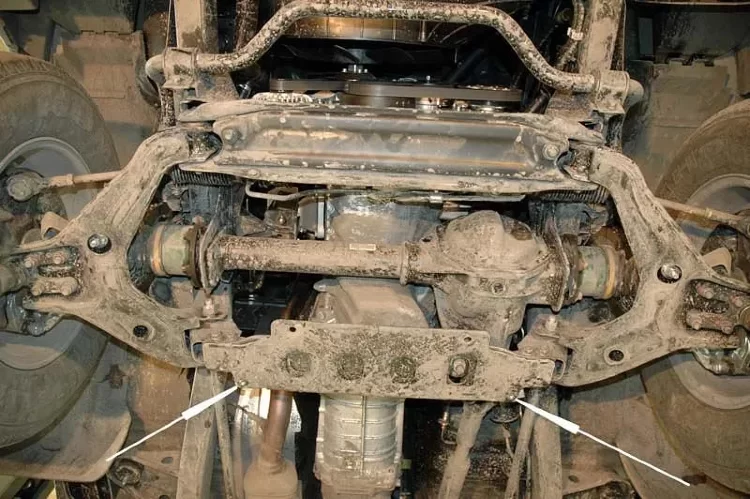Защита картера ТагАЗ Tager двигатель 2,3, 2,9  (2008-2013)  арт: 29.1411
