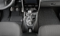 Коврики текстильные в салон автомобиля AutoFlex Business для Nissan Terrano III поколение (передний и полный привод) 2014-2017 2017-н.в., графит, с крепежом, 5 частей, 5470101