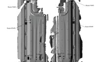Комплект крепежа к порогам Rival для Kia Sorento IV поколение 2020-н.в., сталь, 9.2806.1