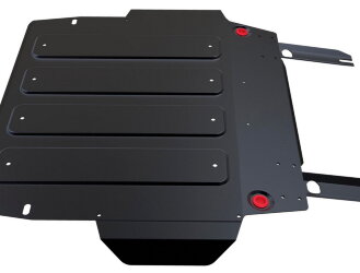 Защита картера и КПП АвтоБроня для Brilliance H530 I рестайлинг 2014-2017, штампованная, сталь 1.8 мм, с крепежом, 111.09002.1