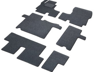 Коврики текстильные в салон автомобиля AutoFlex Business для Hyundai Staria минивэн (8 мест) 2021-н.в., графит, 6 частей, 5230801