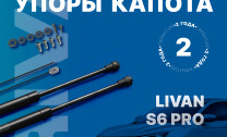 Газовые упоры капота Rival для Livan S6 Pro 2023-н.в., 2 шт., A.ST.1904.1