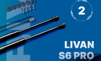 Газовые упоры капота Rival для Livan S6 Pro 2023-н.в., 2 шт., A.ST.1904.1