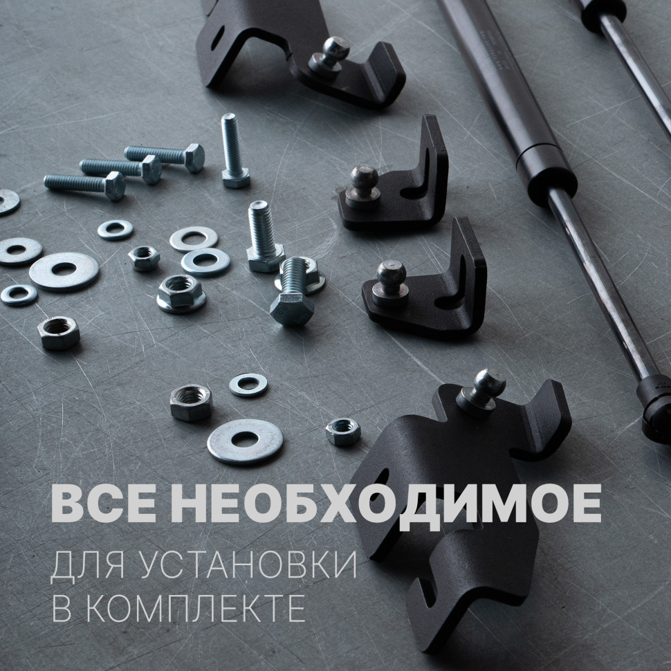 Газовые упоры капота Rival для Livan S6 Pro 2023-н.в., 2 шт., A.ST.1904.1