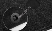 Коврики текстильные в салон автомобиля AutoFlex Business для Renault Duster I поколение рестайлинг (передний и полный привод) 2015-2021, графит, с крепежом, 5 частей, 5470101