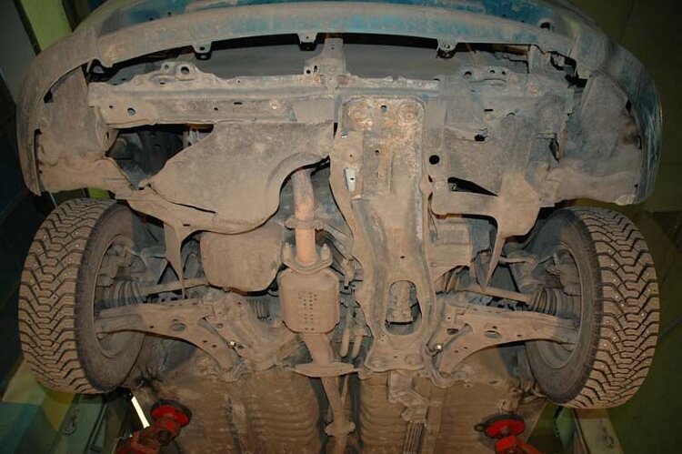 Защита картера и КПП Mazda 323 двигатель 1,6  (1994-1998)  арт: 12.0228