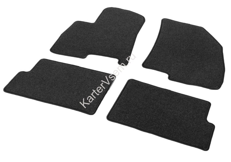 Коврики текстильные в салон автомобиля AutoFlex Standard для Chery Tiggo 7 Pro (Prestige) 2020-н.в., графит, 4 части, 4090101