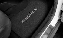 Коврики текстильные в салон автомобиля AutoFlex Business для Renault Duster II поколение (передний и полный привод) 2021-н.в., графит, с крепежом, 5 частей, 5470103
