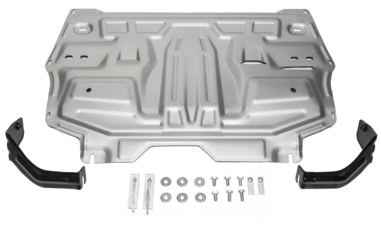 Защита картера и КПП AutoMax для Seat Ibiza IV (V - все) 2008-2015/Skoda Fabia II (V - 1.2; 1.4; 1.6) 2007-2014/Skoda Fabia RS II (V - 1.4 (180 л.с.)) 2010-2014/Skoda Rapid I (V - все) 2013-2020/Skoda Rapid II (V - 1.6) 2020-н.в./Skoda Roomster (V - все)