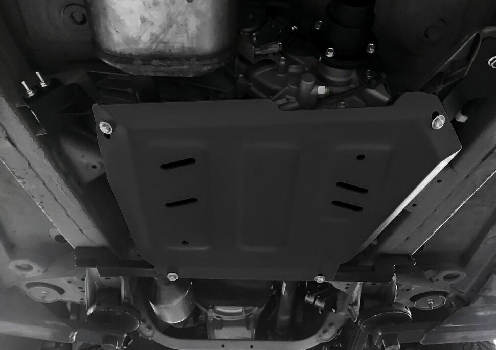 Защита РК Rival для Suzuki Jimny IV 2019-н.в., сталь 3 мм, с крепежом, штампованная, 2111.5526.1.3