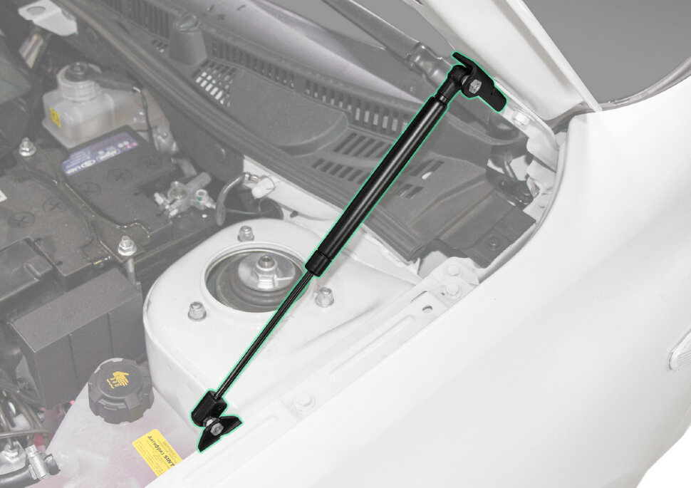 Газовые упоры капота Pneumatic для Lada Xray 2015-н.в., 2 шт., KU-LD-Xray-00