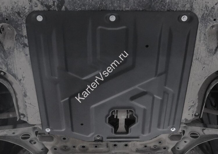 Защита картера и КПП Rival для Kia Ceed III хэтчбек 2018-2021, сталь 1.5 мм, с крепежом, штампованная, 111.2382.1