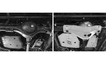 Защита дифференциала заднего моста Rival для Suzuki Jimny IV 4WD 2019-н.в., алюминий 6 мм, с крепежом, 2333.5523.1.6