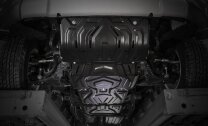 Защита радиатора, картера, КПП и РК Rival для Fiat Fullback 2016-н.в., сталь 1.8 мм, 4 части, с крепежом, штампованная, K111.4046.3