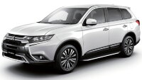 Пороги площадки (подножки) "Premium" Rival для Mitsubishi ASX 2010-2019, 173 см, 2 шт., алюминий, A173ALP.4005.1