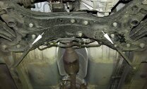 Защита картера и КПП Toyota Echo двигатель 1,0; 1,3; 1,5; 1,4D  (1999-2005)  арт: 24.0427