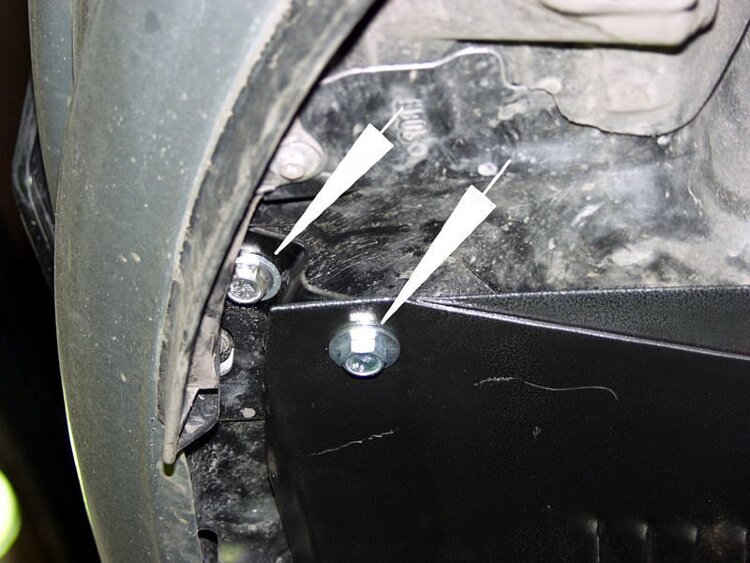Защита картера и КПП Toyota Echo двигатель 1,0; 1,3; 1,5; 1,4D  (1999-2005)  арт: 24.0427