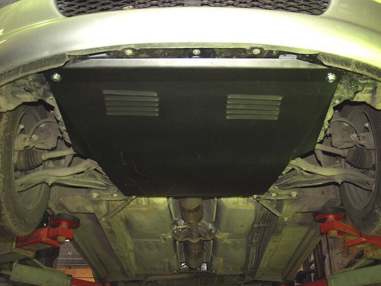 Защита картера и КПП Toyota Echo двигатель 1,0; 1,3; 1,5; 1,4D  (1999-2005)  арт: 24.0427