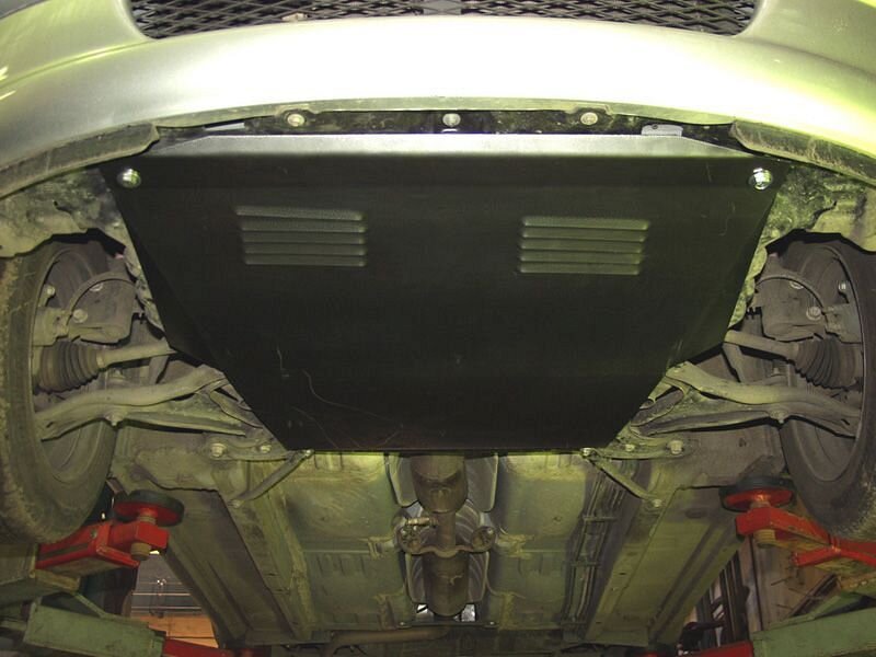 Защита картера и КПП Toyota Echo двигатель 1,0; 1,3; 1,5; 1,4D  (1999-2005)  арт: 24.0427