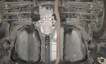 Защита топливного бака Mitsubishi Outlander двигатель 2,0, 2,4 CVT 4wd;  (2013-)  арт: 14.3776
