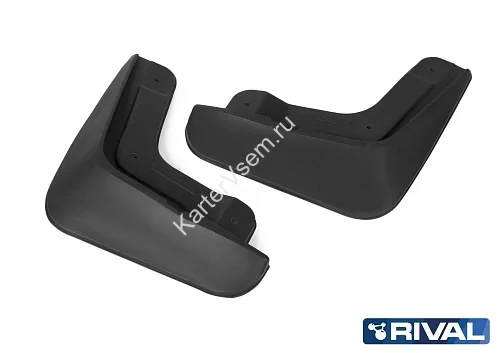 Брызговики передние Rival для Chery Tiggo 7 Pro 2020-н.в., термоэластопласт, 2 шт., с крепежом, 20908001