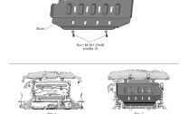 Защита радиатора Great Wall Poer King Kong I 2023-н.в. арт.333.2026.1.6