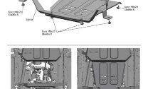 Защита РК АвтоБроня для ВАЗ 2121 (4x4) 1977-2021 (устанавл-ся совместно с 222.06041.1), штампованная, сталь 3 мм, с крепежом, 222.06042.1