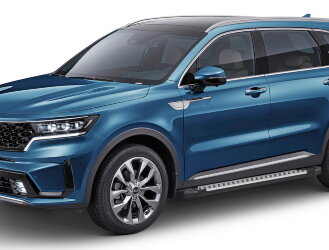 Пороги Kia Sorento IV  (подножки, площадки) D180AL.2806.1