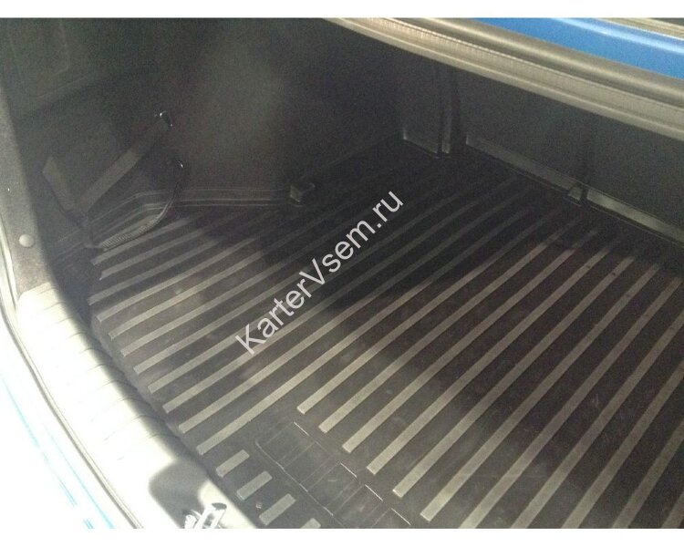 Коврик в багажник автомобиля Rival для Hyundai Elantra VI AD поколение седан 2016-2020, полиуретан, 12301002