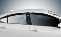 Дефлекторы окон AutoFlex для Kia Cerato III седан 2013-2018/Cerato III Classic седан 2018-н.в., акрил, 4 шт., 828003