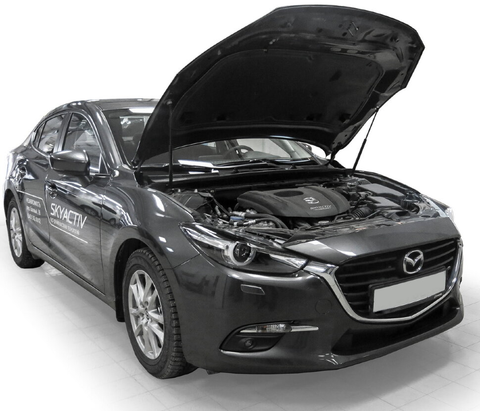 Газовые упоры капота АвтоУпор для Mazda 3 BM 2013-2018, 2 шт., UMA6012