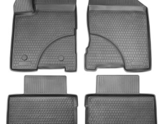 Коврики в салон автомобиля AutoMax для Lada Vesta седан, универсал 2015-н.в., полиуретан, с крепежом, 4 шт., 5205510AM