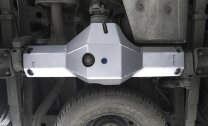 Защита дифференциала заднего моста Rival для Toyota Hilux VIII 4WD 2015-2018, алюминий 6 мм, с крепежом, 2333.9527.1.6