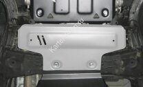 Защита КПП Rival для Volkswagen Amarok I рестайлинг 2016-2019, штампованная, алюминий 4 мм, с крепежом, 333.5852.1