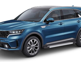 Пороги Kia Sorento IV  (подножки, площадки) F180AL.2806.1