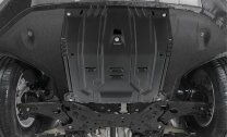 Защита картера и КПП Rival для Hyundai Palisade 2020-н.в., сталь 1.5 мм, с крепежом, штампованная, 111.2385.1