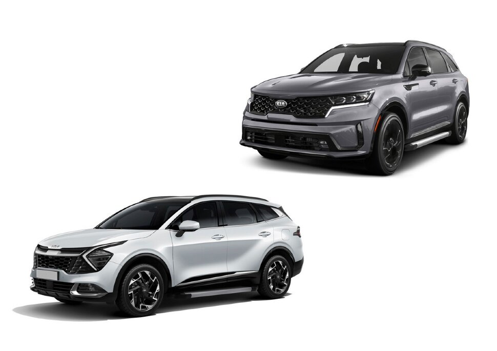 Пороги площадки (подножки) "Silver" Rival для Kia Sorento IV поколение 2020-н.в., 180 см, 2 шт., алюминий, F180AL.2313.2 с инструкцией и сертификатом