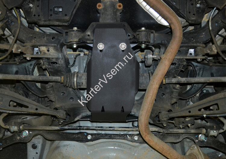 Защита редуктора АвтоБроня для Subaru Legacy V 2009-2015, сталь 1.8 мм, с крепежом, 111.05428.1