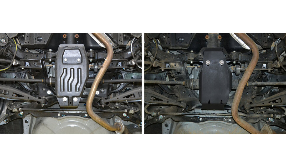 Защита редуктора АвтоБроня для Subaru Legacy V 2009-2015, сталь 1.8 мм, с крепежом, 111.05428.1