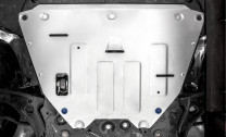 Защита картера и КПП Rival для Lynk & Co 05 (V - 2.0) 2020-н.в., штампованная, алюминий 3 мм, с крепежом, 333.5913.1