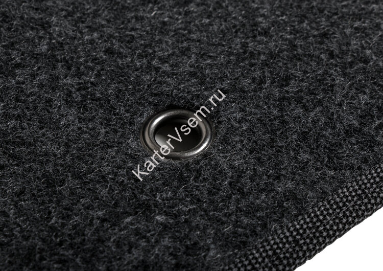 Коврики текстильные в салон автомобиля AutoFlex Standard для Kia Rio IV поколение седан 2017-2020 2020-н.в., графит, 4 части, 4230105